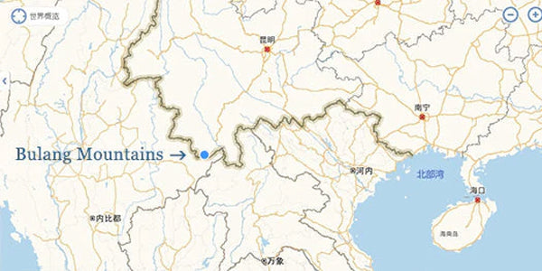 Map of the region showing the location of the Bulang mountains.